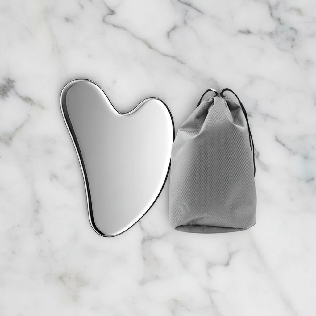 Gau Sha acier inoxydable sac gris