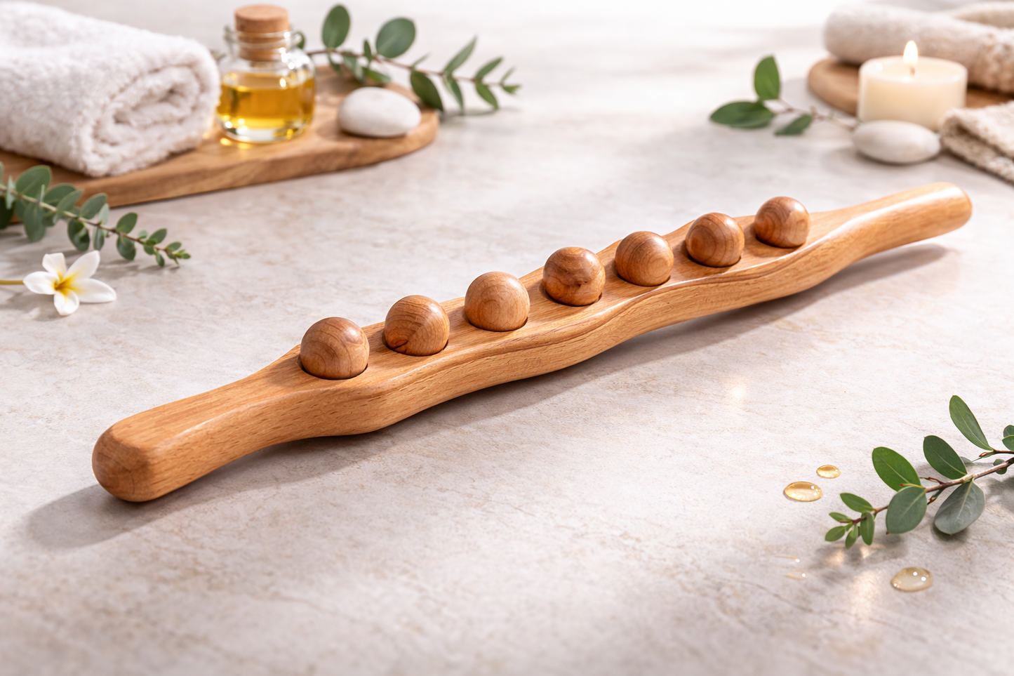 gua sha corps bois naturel couleur