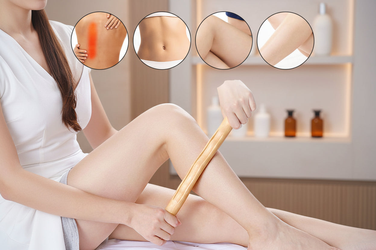 gua sha corps plusieurs zones