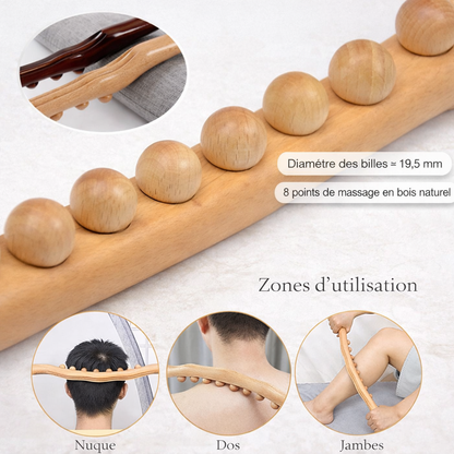 gua sha corps vue proche