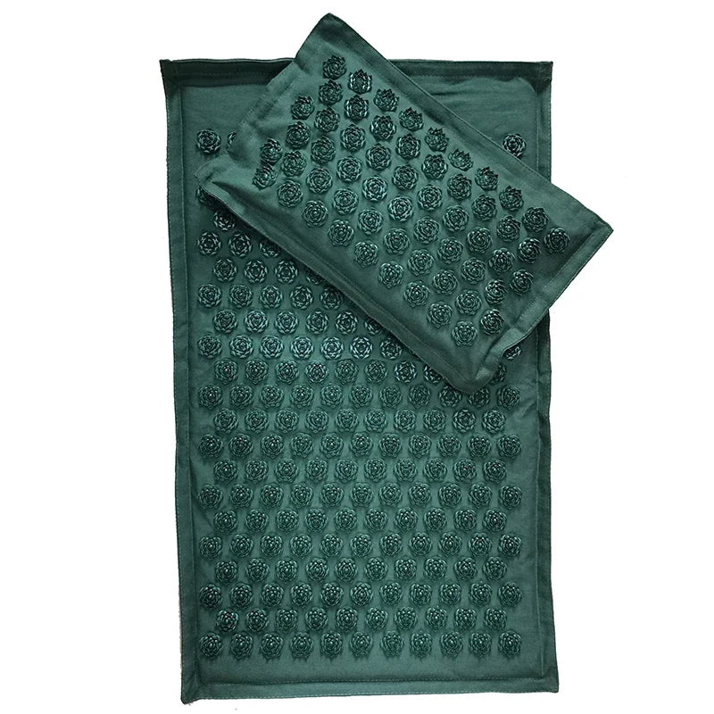 tapis acupression vert
